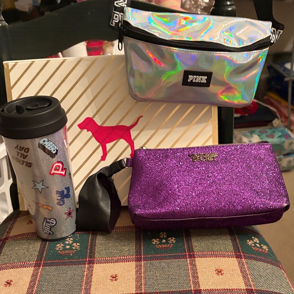 Pink Victoria’s Secret NWOT 3 item Bundle